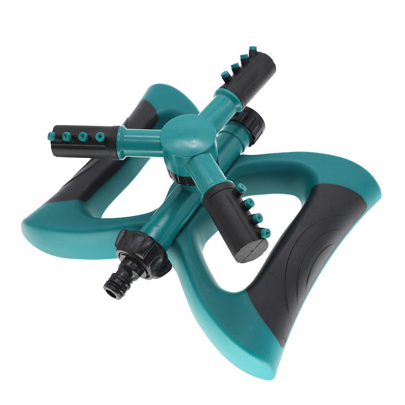 360 grados rociadores rotativos totalmente automáticos rociadores de agua para riego de vivero rociadores de tres puntas en serie sin impuestos