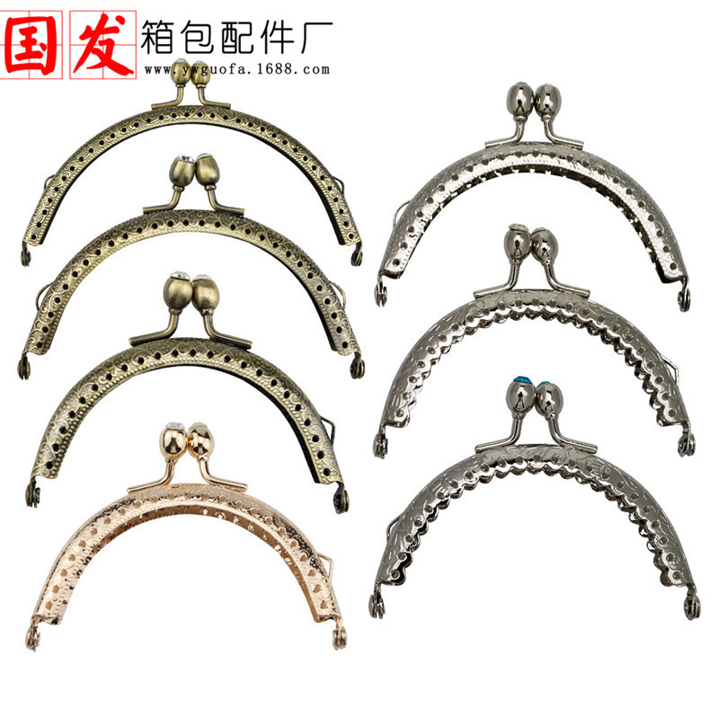 8.5CM, 10.5CM, 12.5CM semicircular diamante en relieve oro multicolor oro de diamante