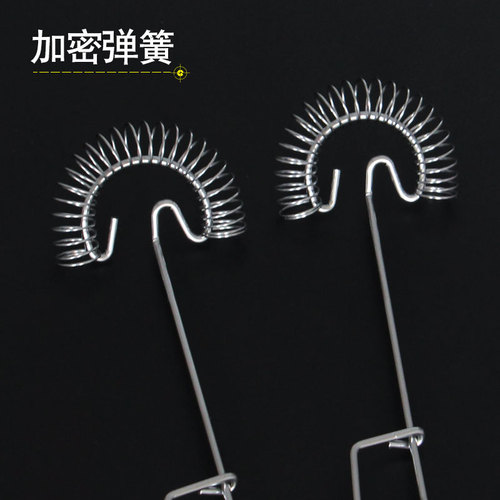 Manufacturer supplies 10-inch stainless steel egg mixer baking tools household spring semi-automatic egg beater