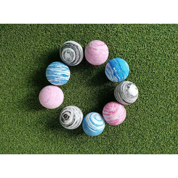 ГОЛЬФ губчатый мяч красочный сплошной мяч детский игрушечный мяч Крытый мяч для практики ГОЛЬФ EVA Star Sky Ball