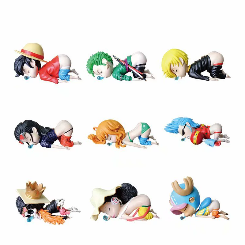Фигурки One Piece: Слиппид Бут, Льюфи, Зоро Санджи, Нами Чоппер, Робин Френчбрук