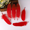 Spot supply DIY goose hair hard big fluttering feathers wedding child handmade decorative material catcher dream net feathers