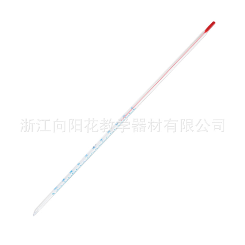 6071红液温度计0-100℃ 实验教学使用 红夜温度计教学计量仪器