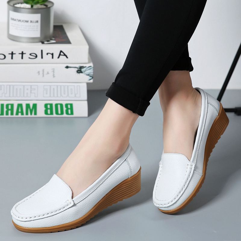 2024 Spring New Style Casual Women's Shoes for Middle-Aged and Elderly Mothers, Soft-Soled Non-Slip Wedge Nurse Shoes 2024 Spring New Style Casual Women's Shoes for Middle-Aged and Elderly Mothers, Soft-Soled Non-Slip Wedge Nurse Shoes