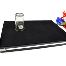 硬币穿杯桌 爆杯垫 爆杯桌 幽灵桌 魔术道具厂家批发节日聚会表演