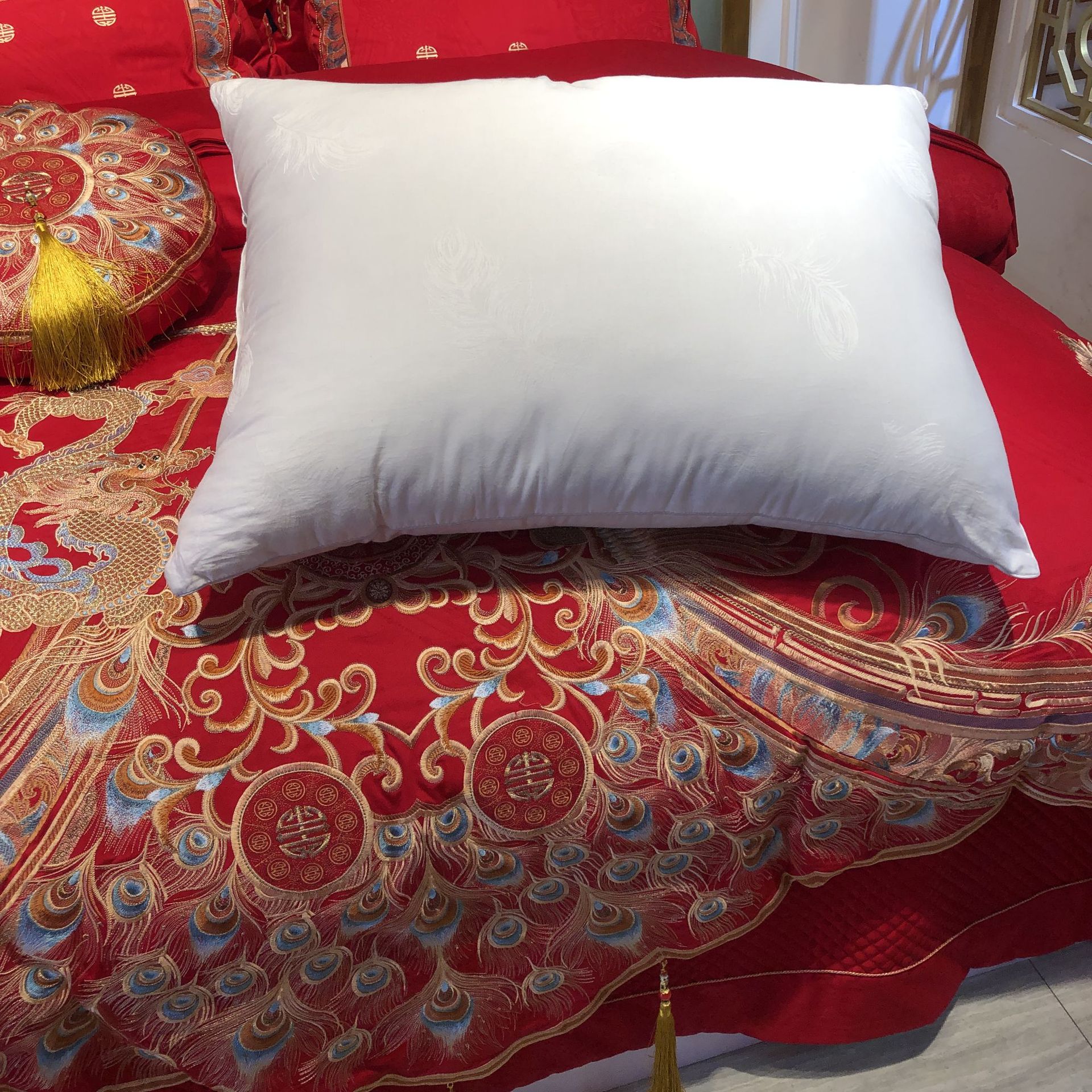 Jiuxi Fox boda hogar textil almohada núcleo sobre almohada núcleo edredón núcleo a juego según el tamaño
