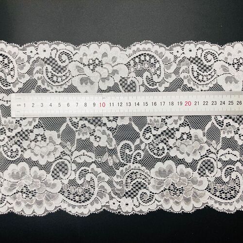 Double wave elastic large flower trimmed lace with teeth wholesale DIY handmade wholesale lace underwear clothing lace accessories