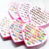 Hypoallergenic plastic earrings, set, 36 pair, Korean style, simple and elegant design