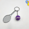 Metal tennis keychain, set, pendant, sports souvenir, Birthday gift