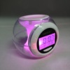 Source manufacturer provides a mini alarm clock specific alarm clock small night light alarm clock LED clock 7 color clock music clock