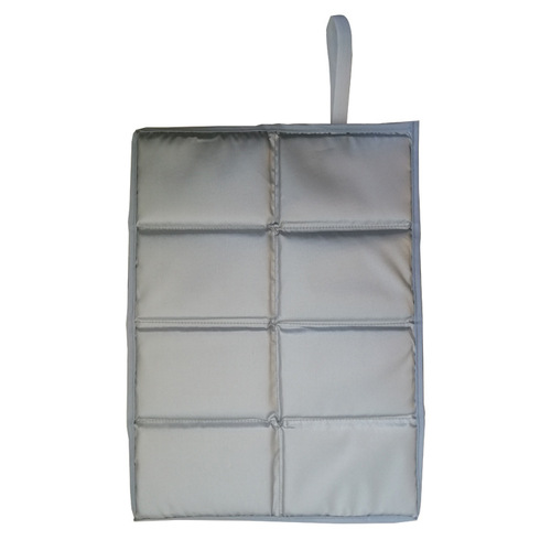 Cross-border thickened printed pearl cotton covered fabric 20% off folding seat cushion outdoor insulating cool, hot, dirty and moisture-proof portable seat cushion