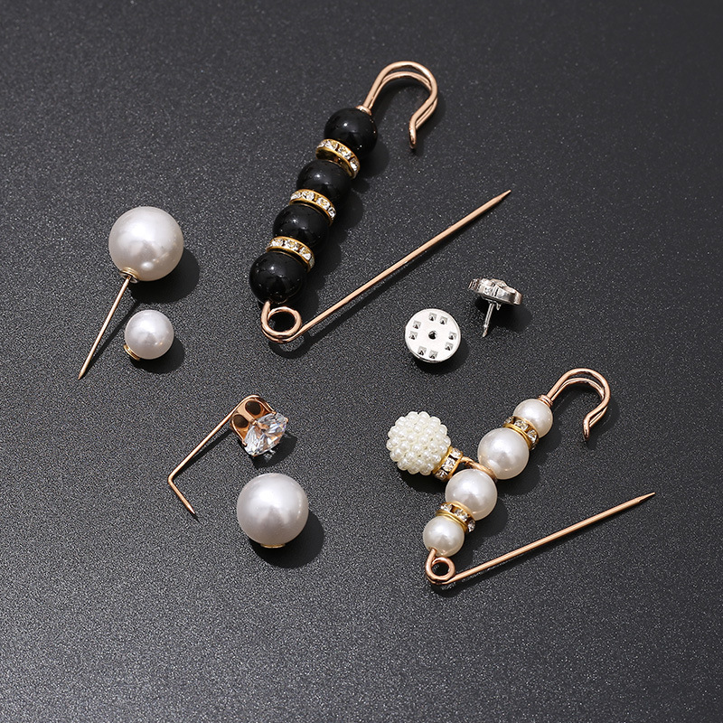 Anti-exposición hebilla artefacto escote moda todo fósforo cardigan pin hebilla broche femenino japonés lindo ropa fija Decoración