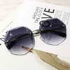 Marine fashionable sunglasses, 2020, gradient, Korean style