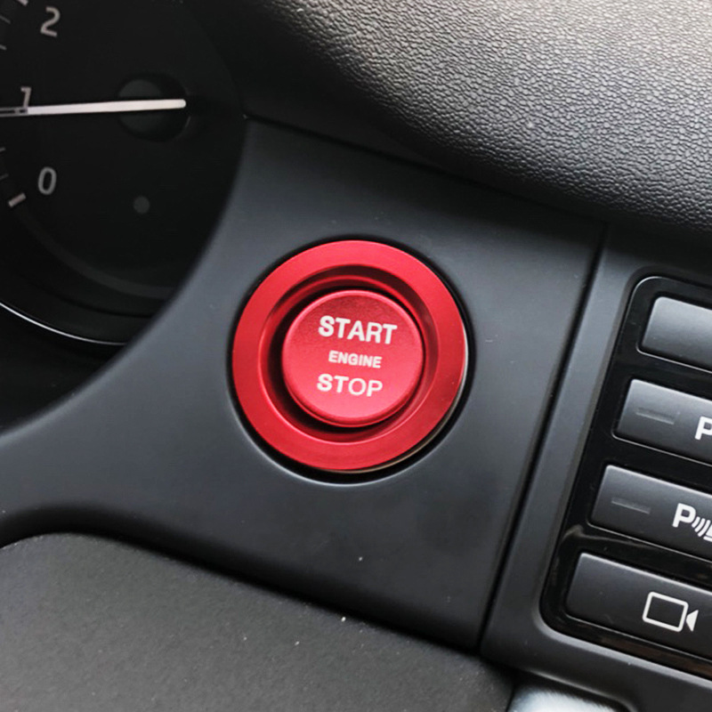 适用于路虎一键启动按键装饰贴发现神行5揽胜极光星脉运动行政版