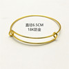 Telescopic bracelet, steel wire, accessory, jewelry, European style, suitable for import, handmade, wholesale