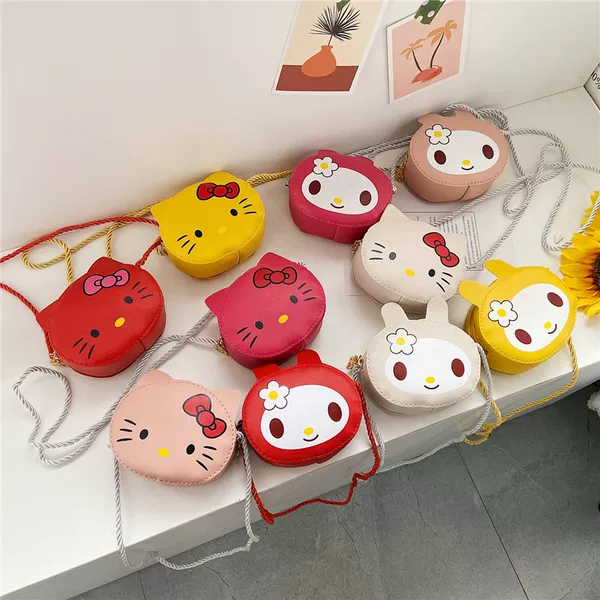Korean Style Kidsren's Bag 2020 Summer New Crossbody Bag Cute Cartoon Small Backpack Trendy Boys and Girls Mini Accessory Bag