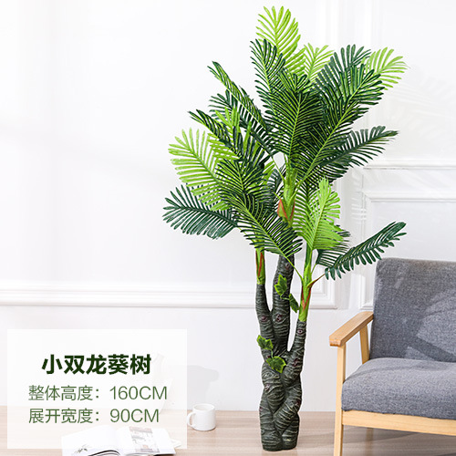 160CM pequeño árbol de girasol Dragón Doble