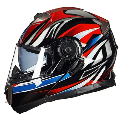 Motosiklet kaskı (dəbilqə) – Warm Anti-fog Full Helmet - black-flash-m