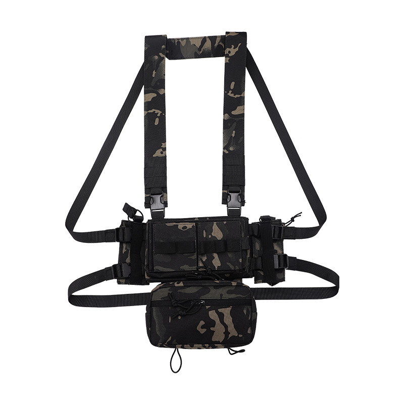 Black, camouflage