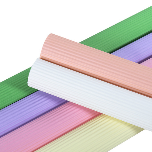 Manufacturer wholesale flower wrapping paper flower shop single color flower wrapping paper diy handmade bouquet material solid color corrugated paper
