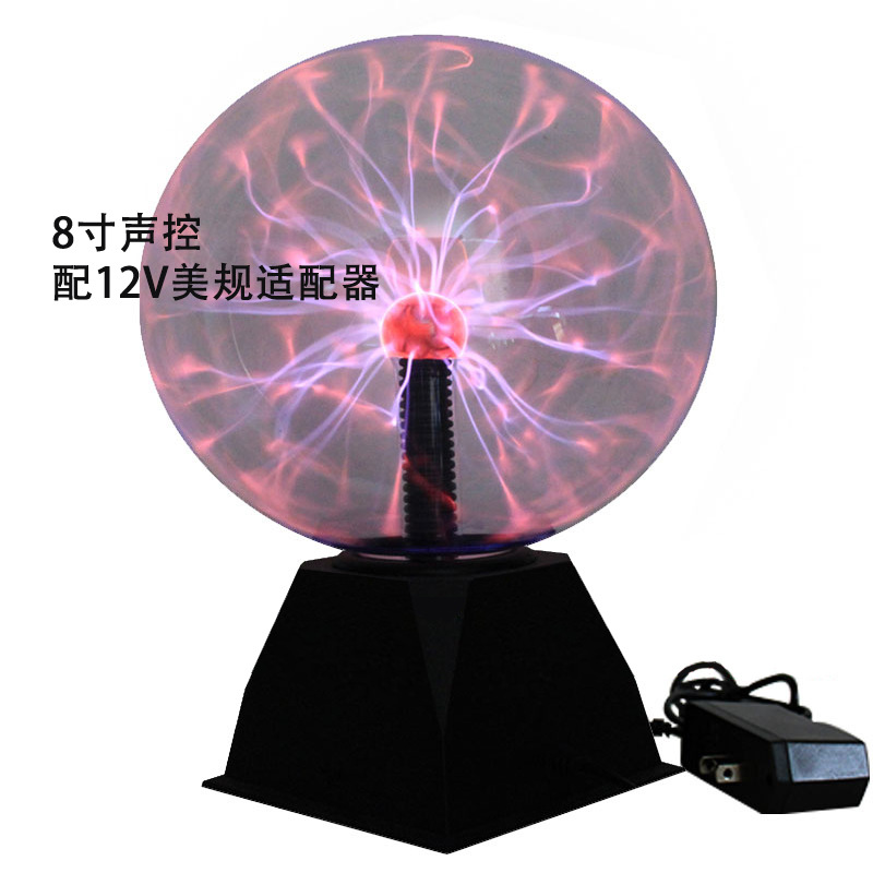 12V 어댑터가있는 8 인치 적색 조명 음성 제어