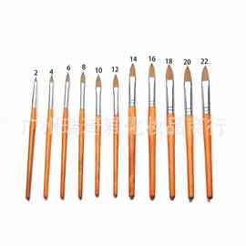 热销美甲笔 木杆笔刷美甲水晶笔雕花笔彩绘笔凝胶笔美甲工具