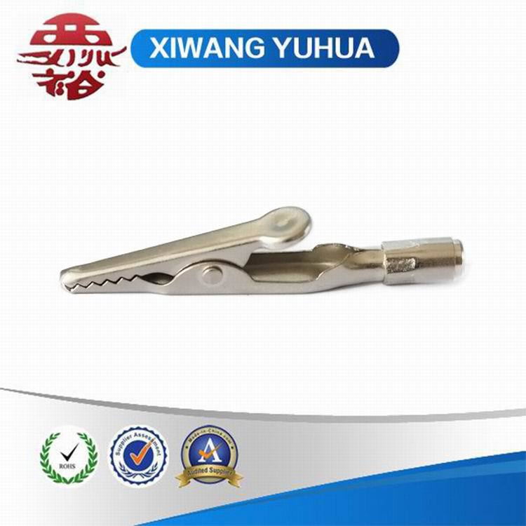 供应各种颜色的不锈钢小鳄鱼夹电瓶电池夹  10A 小鳄鱼夹批发