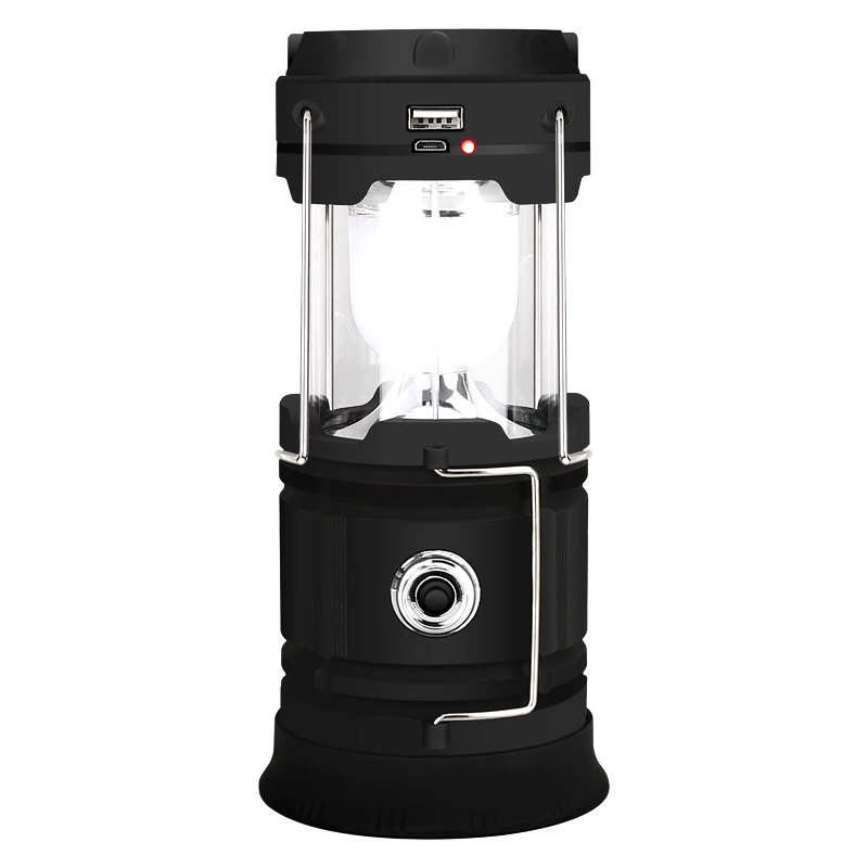 Клик Amazon Hot Sales Horse Lantern COB Camping Light USB Charging LED Solar Camping Light