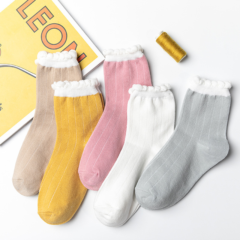 2025 New Maternity Socks for Spring and Autumn, Non-Tightening, Loose Edge Lace Women's Socks, Postpartum Maternity Autumn and Winter Cotton Socks for Pregnant Women 2025 New Maternity Socks for Spring and Autumn, Non-Tightening, Loose Edge Lace Women's Socks, Postpartum Maternity Autumn and Winter Cotton Socks for Pregnant Women