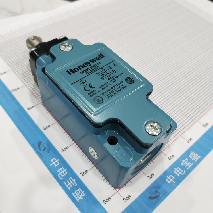 Honeywell GLAB20C Travel/Limit Switch Double Pole Double Throw (DPDT) Momentary Top Roller Plunger Honeywell GLAB20C Travel/Limit Switch Double Pole Double Throw (DPDT) Momentary Top Roller Plunger