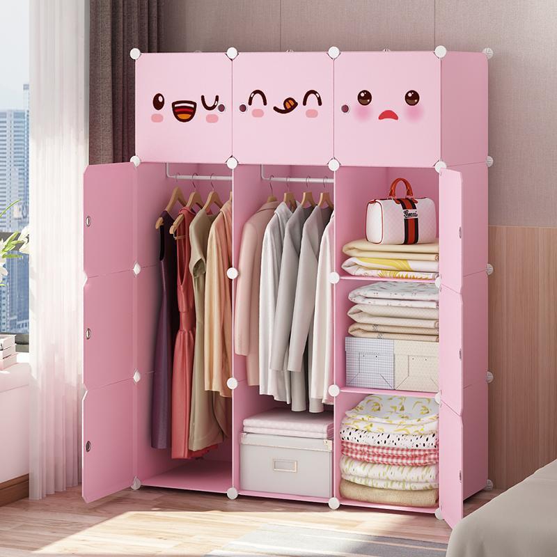 Cartoon Simple Children's Wardrobe Storage Cabinet Baby Baby Plastic Storage Cabinet Assembly Children's Wardrobe Economical Cartoon Simple Children's Wardrobe Storage Cabinet Baby Baby Plastic Storage Cabinet Assembly Children's Wardrobe Economical