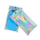 In stock laser packaging bag rainbow ziplock bag PET composite bag laser bag rainbow jewelry sealing packaging bag