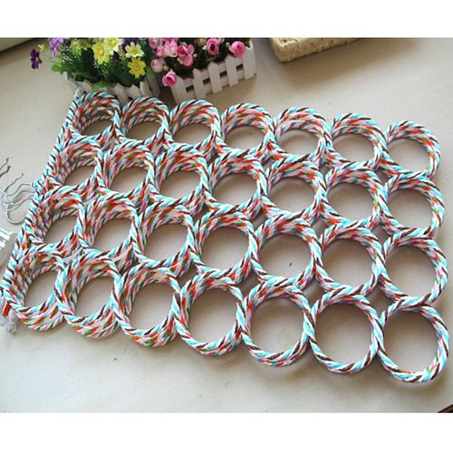 A1303 Specially provided for foreign trade scarf rack, home paper rattan clothes hanger, 28 circle scarf rack, silk scarf rack, scarf rack