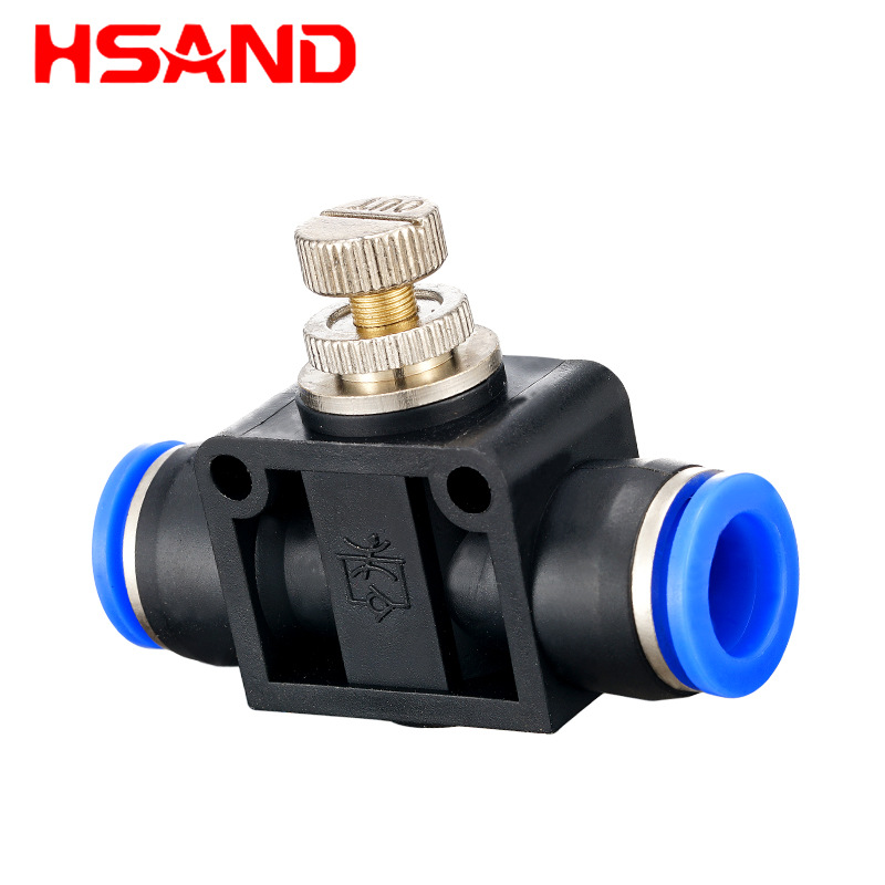 气动气管快插接头管道节流阀 PA SA LSA4 LSA6 LSA8 LSA10 LSA12