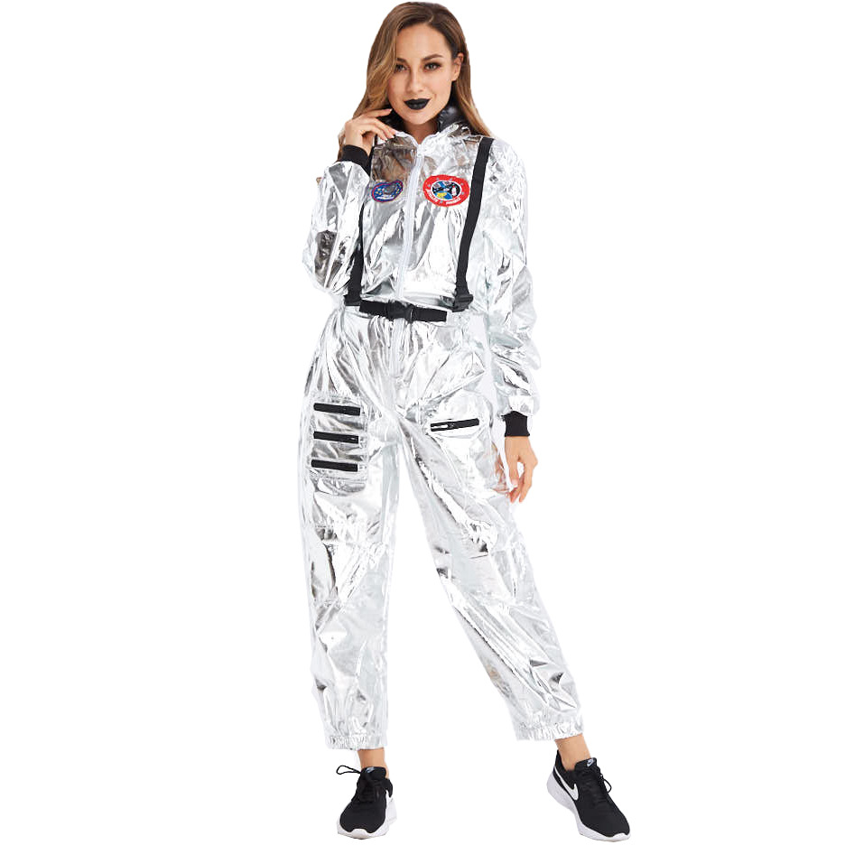 thumbnail image 1 of Disfraces de Halloween 2024 M-XL Uniforme de astronauta unisex de la Tierra errante Disfraz de Halloween Disfraz de actuación para pareja, 1 of 4