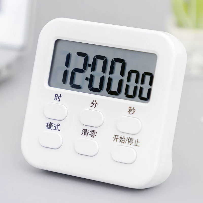 Student art timer with a time countdown to a quiet kitchen reminder reminder in hour with clip bracket