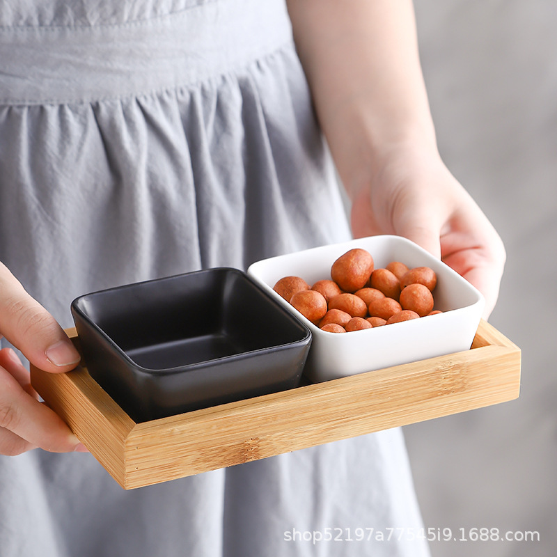 Disposición de inventario, platos blancos, platos de bocadillos cuadrangulares, por favor póngase en contacto con el servicio al cliente