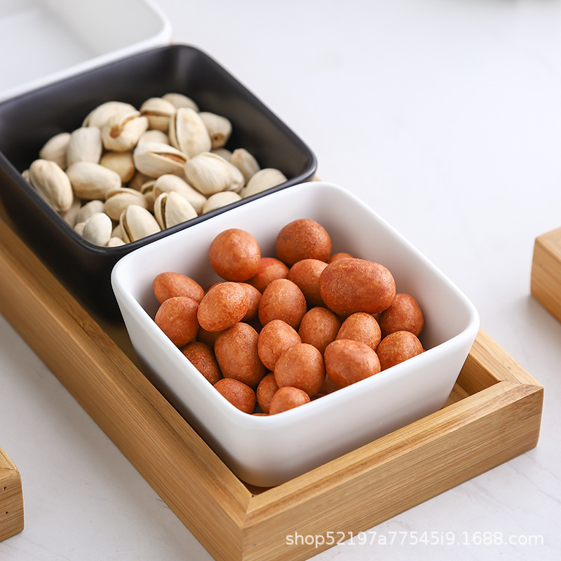 Disposición de inventario, platos blancos, platos de bocadillos cuadrangulares, por favor póngase en contacto con el servicio al cliente