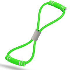 8-figure tension rope, 8-figure breast expansion and shaping device, yoga rubber band breast tensioner with elastic rope resistance band