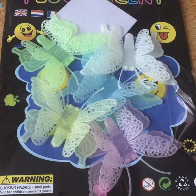 B1341 tamaño pequeño pegatinas luminosas pegatinas de espuma niños papelería pegatinas Yiwu dos yuanes tienda estilo al por mayor