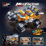 迪库 Warrior, конструктор, полицейская машина для мальчиков, гоночный автомобиль, модель автомобиля, фигурка, наука и технология