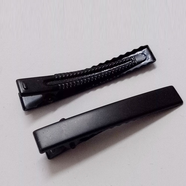 Korean Style Hair Accessories Frosted Square Clip Bow Hairpin Metal Duckbill Clip Children Alligator Clip Hairpin