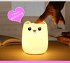 Cartoon silica gel rabbit, light source, night light, battery charging, charging mode, remote control