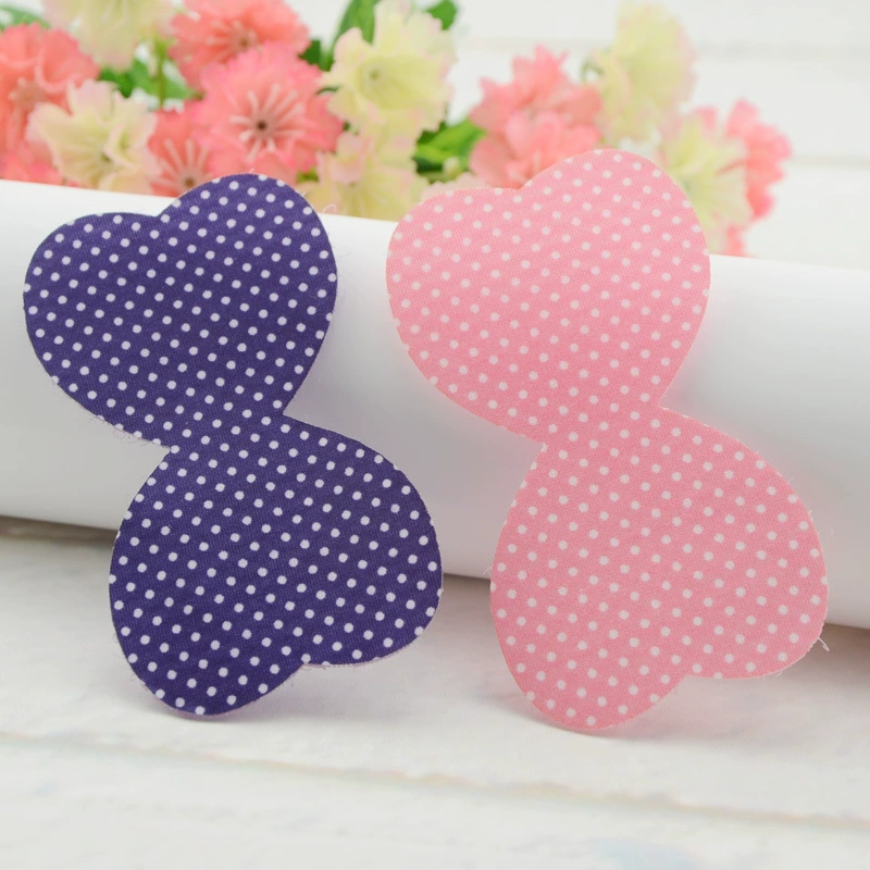 Ювелирные изделия Аксессуары для волос точка двойной персик челка в форме сердца наклейки маленькие украшения оптом челка на липучке сообщение