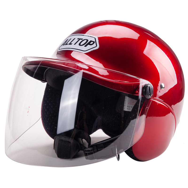 Kask motocyklowy w stylu czapki baseballowej Kask do pojazdu elektrycznego_voghion.com