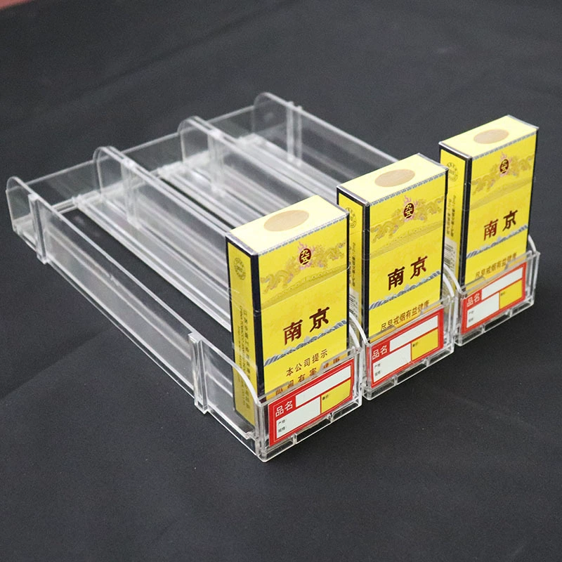 Автоматический толкатель сигарет Коробка для сигарет Супермаркет Сигаретная стойка Толкатель Круглосуточный магазин Стеллаж для сигарет Кронштейн для сигарет Шкаф для сигарет