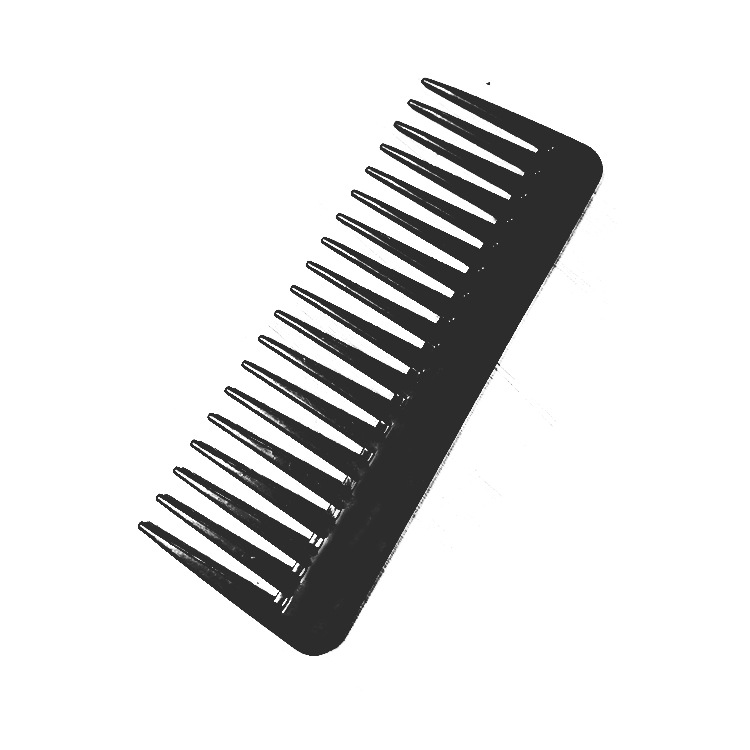 Peine de dientes anchos peine del pelo suministros de peluquería peine anti-Nudo peine del pelo peine plano peine de corte peine de dientes anchos