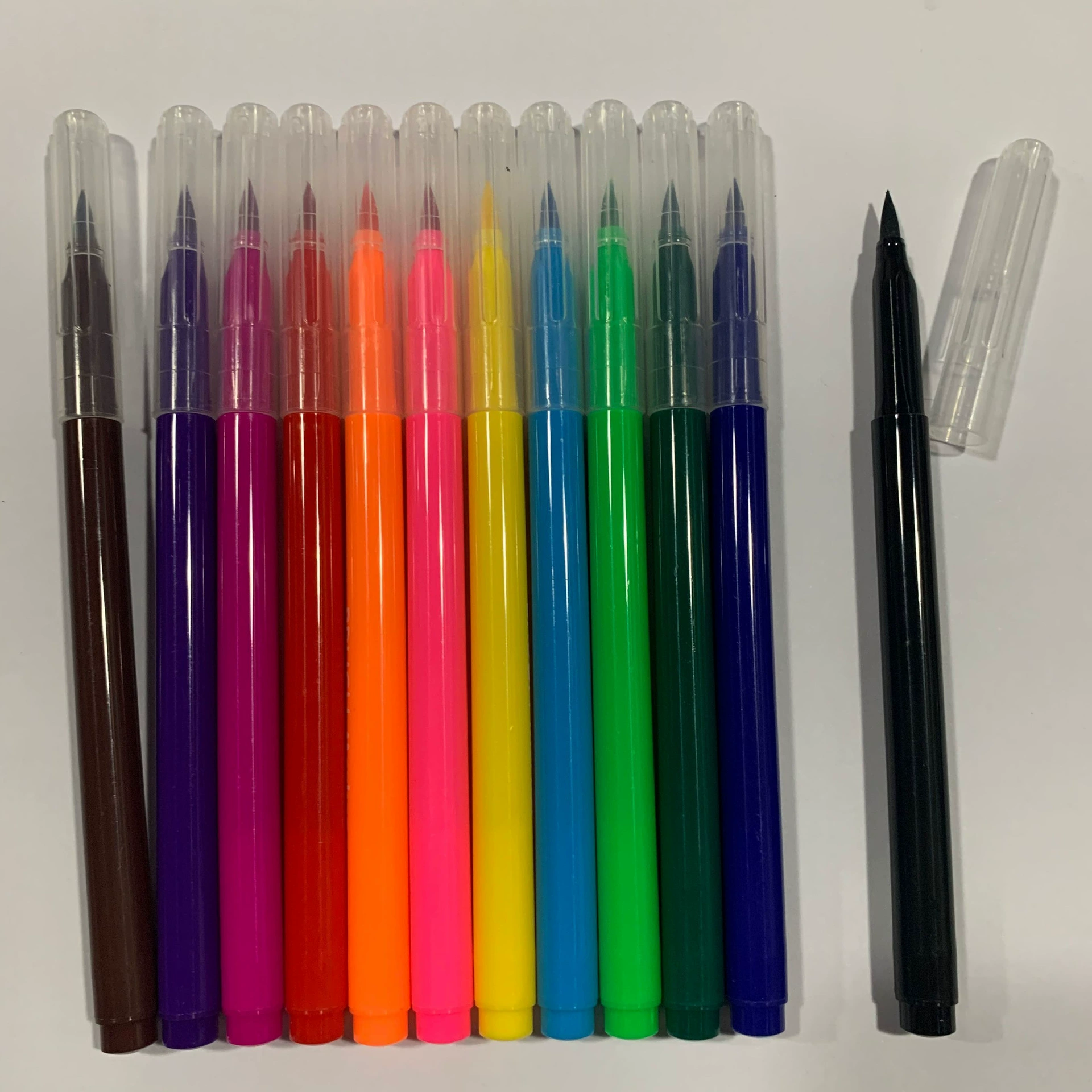 Фабрика прямых продаж экологически чистых нетоксичных детских рисунков акварельной ручки 12 цветов можно стирать мягкую головку акварельной кисти акварельной кисти