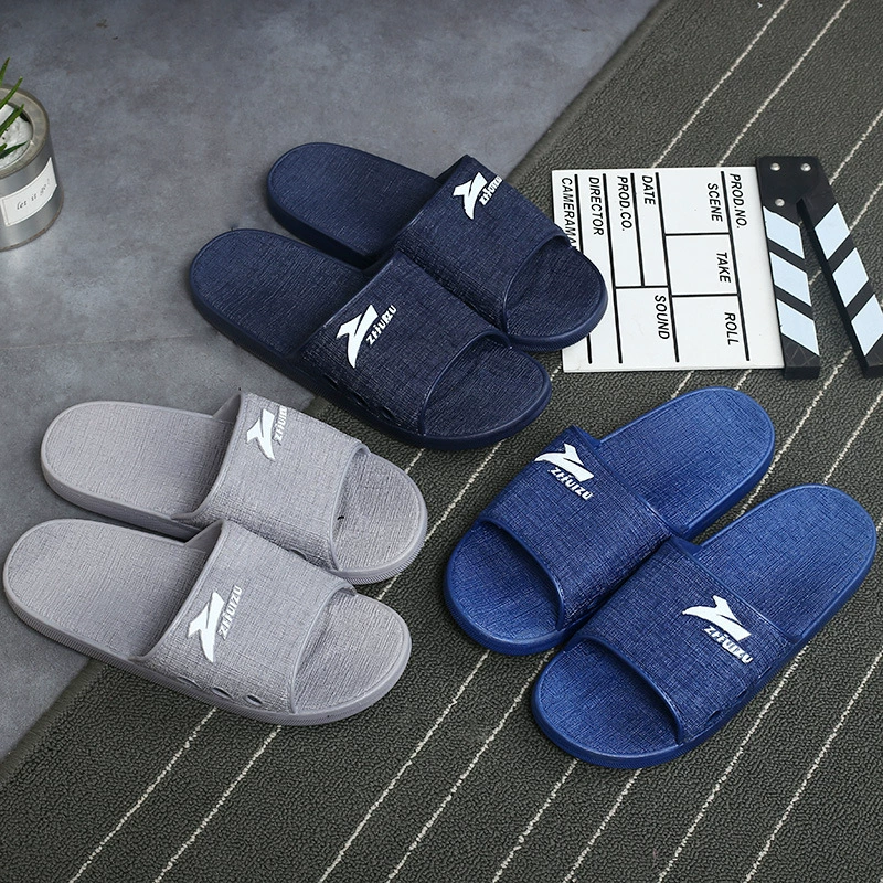 Тапочки мужские летние новые корейские Тапочки для пар мужские домашние тапочки для купания с мягкой подошвой мужские оптом