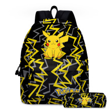 现货pokemon宠物精灵pikachu皮卡丘卡通动漫中小学生书包儿童背包